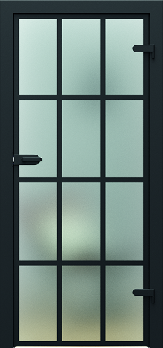 Interiérové dveře Čiré sklo s malovanou mřížkou model Porta Glass - čiré sklo s mřížkou